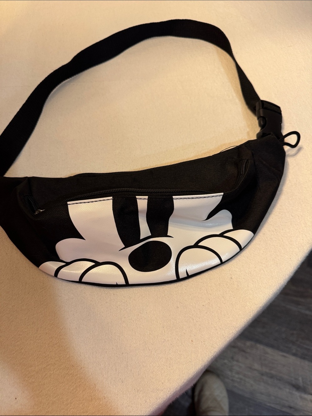 Disney Black and Blue Zippered Accessory Pouch